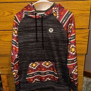 Women’s Multicolor Geometric Hoodie